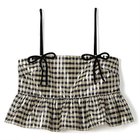 【ガニー/GANNI】のShiny Check Jacquard Top 人気、トレンドファッション・服の通販 founy(ファニー) ファッション Fashion レディースファッション WOMEN ワンピース Dress 2024年 2024 2024-2025秋冬・A/W Aw/Autumn/Winter/Fw/Fall/2024-2025 ギンガム Gingham クラシック Classic チェック Check ティアード Tiered ベロア Velor ラップ Wrap 今季 This Season 洗える Washable thumbnail Lemon Icing|ID: prp329100004134249 ipo3291000000028285666