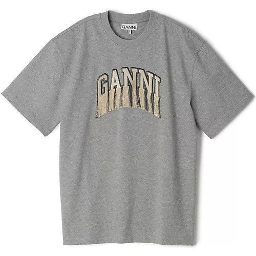 【ガニー/GANNI】のHeavy Cotton Drop Shoulder Fringe T-shirt インテリア・キッズ・メンズ・レディースファッション・服の通販 founy(ファニー) https://founy.com/ ファッション Fashion レディースファッション WOMEN トップス・カットソー Tops/Tshirt シャツ/ブラウス Shirts/Blouses ロング / Tシャツ T-Shirts 2024年 2024 2024-2025秋冬・A/W Aw/Autumn/Winter/Fw/Fall/2024-2025 バランス Balance フリンジ Fringe 洗える Washable |ID: prp329100004134250 ipo3291000000028285694