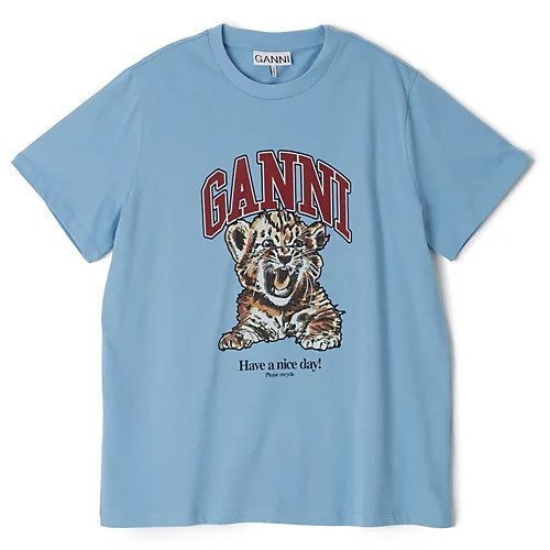 【ガニー/GANNI】のBasic Jersey Tiger Relaxed T-shirt インテリア・キッズ・メンズ・レディースファッション・服の通販 founy(ファニー) https://founy.com/ ファッション Fashion レディースファッション WOMEN トップス・カットソー Tops/Tshirt シャツ/ブラウス Shirts/Blouses ロング / Tシャツ T-Shirts 2024年 2024 2024-2025秋冬・A/W Aw/Autumn/Winter/Fw/Fall/2024-2025 アニマル Animal トレンド Trend プリント Print ボックス Box 今季 This Season 洗える Washable |ID: prp329100004134251 ipo3291000000028285696