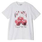 【ガニー/GANNI】のBasic Jersey Cherry Relaxed T-shirt Bright White|ID: prp329100004134254 ipo3291000000028285703