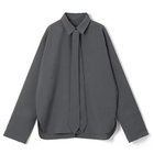 【エムセブンデイズ/M7days】の【コラボ】ボウタイシャツ 人気、トレンドファッション・服の通販 founy(ファニー) ファッション Fashion レディースファッション Fashion for Women トップス・カットソー Cut & Sew Tops シャツ・ブラウス・オフィスカジュアル Elegant Blouses & Button-Ups 洗える Machine Washable カフス Cuff Design コラボ Collaboration, Collab コンパクト Compact, Small Size ストレッチ Stretch, Stretchy Fabric バランス Balance, Style Balance パール Pearl, Pearl Accent フロント Front, Front Design リボン Ribbon, Bow ロング Long, Long-Length ビジネス 仕事 通勤 Business / Work / Commuting thumbnail グレー|ID: prp329100004134272 ipo3291000000034953459