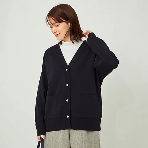 【グリーンレーベル リラクシング / ユナイテッドアローズ/green label relaxing / UNITED ARROWS】のフェイクパール ボタン ソウバリ Vネック カーディガン -ウォッシャブル- インテリア・キッズ・メンズ・レディースファッション・服の通販 founy(ファニー) 　ファッション　Fashion　レディースファッション　WOMEN　トップス・カットソー　Tops/Tshirt　カーディガン　Cardigans　Vネック　V-Neck　ウォッシャブル　Washable　オケージョン　Occasion　春　Spring　秋　Autumn/Fall　カーディガン　Cardigan　ツイード　Tweed　パール　Pearl　ルーズ　Loose　ロング　Long　おすすめ　Recommend　エレガント 上品　Elegant　ビジネス 仕事 通勤　Business　NAVY|ID: prp329100004134301 ipo3291000000028286066