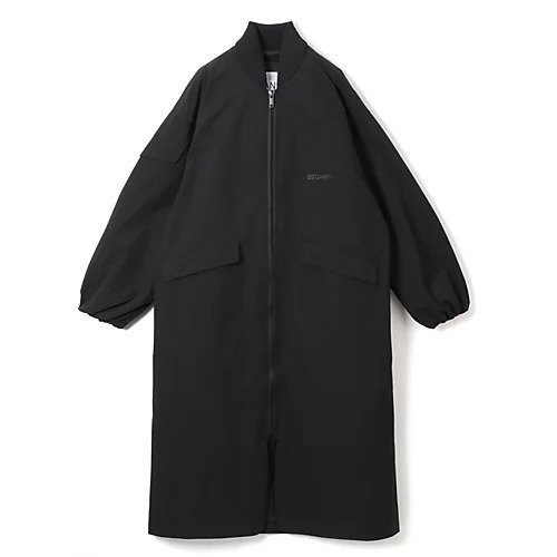 【ガニー/GANNI】のTech Seersucker Oversized Shell Coat インテリア・キッズ・メンズ・レディースファッション・服の通販 founy(ファニー) 　ファッション　Fashion　レディースファッション　WOMEN　アウター　Coat Outerwear　コート　Coats　2024年　2024　2024-2025秋冬・A/W　Aw/Autumn/Winter/Fw/Fall/2024-2025　インナー　Inner　フロント　Front　ベスト　Vest　軽量　Lightweight　Black|ID: prp329100004134459 ipo3291000000028466417