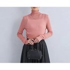 【グリーンレーベル リラクシング / ユナイテッドアローズ/green label relaxing / UNITED ARROWS】のテレコ タートルネック プルオーバー カットソー LT.PINK|ID:prp329100004135862