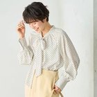 【ノーリーズソフィー/NOLLEY'S sophi】のフロッキードットボウタイブラウス 人気、トレンドファッション・服の通販 founy(ファニー) ファッション Fashion レディースファッション WOMEN トップス・カットソー Tops/Tshirt シャツ/ブラウス Shirts/Blouses 2024年 2024 2024-2025秋冬・A/W Aw/Autumn/Winter/Fw/Fall/2024-2025 おすすめ Recommend インナー Inner ジャケット Jacket リボン Ribbon エレガント 上品 Elegant 春 Spring 秋 Autumn/Fall thumbnail ホワイト系その他2|ID: prp329100004135907 ipo3291000000028306798