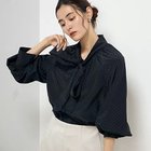 【ノーリーズソフィー/NOLLEY'S sophi】のフロッキードットボウタイブラウス 人気、トレンドファッション・服の通販 founy(ファニー) ファッション Fashion レディースファッション WOMEN トップス・カットソー Tops/Tshirt シャツ/ブラウス Shirts/Blouses 2024年 2024 2024-2025秋冬・A/W Aw/Autumn/Winter/Fw/Fall/2024-2025 おすすめ Recommend インナー Inner ジャケット Jacket リボン Ribbon エレガント 上品 Elegant 春 Spring 秋 Autumn/Fall thumbnail ブラック系その他|ID: prp329100004135907 ipo3291000000028615060