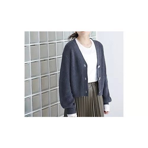 【アダワス/ADAWAS】の【五明祐子さんコラボ】【洗える】SHORT V-NECK CARDIGAN 人気、トレンドファッション・服の通販 founy(ファニー) 　ファッション　Fashion　レディースファッション　Ladies' Fashion Online　トップス・カットソー　Tops/Tshirt　カーディガン　Cardigans　Vネック　V-Neck　アクリル　Acrylic　カーディガン　Cardigan　コラボ　Collaboration　フォルム　Form　ボトム　Bottom　春　Spring　洗える　Washable　畦　Ridge　other-3|ID: prp329100004135950 ipo3291000000031873874