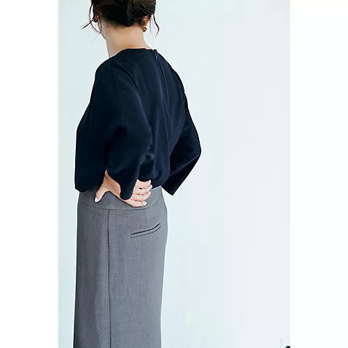 【デミルクス ビームス/Demi-Luxe BEAMS】の【洗える】ラップロングスカート.M 人気、トレンドファッション・服の通販 founy(ファニー) 　ファッション　Fashion　レディースファッション　Ladies' Fashion Online　スカート　Skirt　ロングスカート　Long Skirt　シンプル　Simple　ダブル　Double　ラップ　Wrap　リボン　Ribbon　洗える　Washable　other-3|ID: prp329100004136031 ipo3291000000032617724
