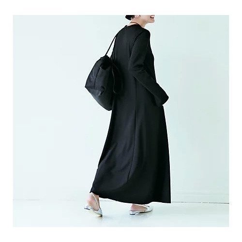 【デミルクス ビームス/Demi-Luxe BEAMS】の【洗える】スーパーシンプルドレス.M 人気、トレンドファッション・服の通販 founy(ファニー) 　ファッション　Fashion　レディースファッション　WOMEN　ワンピース　Dress　ドレス　Party Dresses　エレガント 上品　Elegant　オケージョン　Occasion　ショルダー　Shoulder　シンプル　Simple　ドレス　Dress　ドレープ　Drape　ロング　Long　別注　Special Order　定番　Standard　洗える　Washable　other-2|ID: prp329100004136076 ipo3291000000031288496