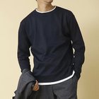 【ノーリーズ グッドマン/NOLLEY'S goodman / MEN】の《ビジカジ対応》フェイクレイヤード ハイゲージスムース 長袖Tシャツ 24AW ネイビー|ID: prp329100004136578 ipo3291000000028318334