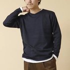 【ノーリーズ グッドマン/NOLLEY'S goodman / MEN】の《2点セット》SIX FUNCTION ボーダーVネックニット(ロンT付き)24AW ネイビー|ID: prp329100004136581 ipo3291000000028318406