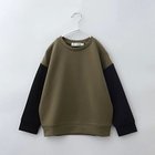 【ザ ショップ ティーケー/THE SHOP TK / KIDS】の【110-160】配色ダンボールプルオーバー/洗濯機OK オリーブグリーン|ID: prp329100004136716 ipo3291000000028319758