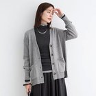 【インディヴィ/INDIVI】の【カシミヤ混/バイカラー】ゆるシルエットニットカーディガン 人気、トレンドファッション・服の通販 founy(ファニー) ファッション Fashion レディースファッション WOMEN トップス・カットソー Tops/Tshirt ニット Knit Tops カーディガン Cardigans インナー Inner カシミア Cashmere カシミヤ Cashmere カーディガン Cardigan シンプル Simple スマート Smart スリット Slit タートル Turtle パッチ Patch ポケット Pocket thumbnail グレー|ID: prp329100004137423 ipo3291000000028329769