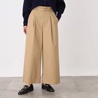 【ザ ショップ ティーケー/THE SHOP TK】のチノワイドパンツ【手洗い可】 人気、トレンドファッション・服の通販 founy(ファニー) ファッション Fashion レディースファッション WOMEN パンツ Pants おすすめ Recommend コンパクト Compact ポケット Pocket ワイド Wide thumbnail ベージュ|ID: prp329100004138475 ipo3291000000028351002