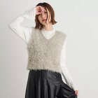 【グローブ/grove】のチュールフェザーニットベスト 人気、トレンドファッション・服の通販 founy(ファニー) ファッション Fashion レディースファッション WOMEN アウター Coat Outerwear トップス・カットソー Tops/Tshirt ニット Knit Tops ベスト/ジレ Gilets/Vests インナー Inner エアリー Airy クラシカル Classical コンパクト Compact スマート Smart チュール Tulle デニム Denim トレンド Trend ハイネック High Neck バランス Balance フェザー Feather フレア Flare ベスト Vest ポケット Pocket ミックス Mix 冬 Winter A/W・秋冬 Aw・Autumn/Winter・Fw・Fall-Winter おすすめ Recommend thumbnail グレージュ|ID: prp329100004140510 ipo3291000000028404370