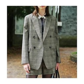 【ドレステリア/DRESSTERIOR】 グレンチェックダブルジャケット人気、トレンドファッション・服の通販 founy(ファニー) ファッション Fashion レディースファッション WOMEN アウター Coat Outerwear ジャケット Jackets 秋 Autumn/Fall ショート Short ジャケット Jacket ストレッチ Stretch スマート Smart セットアップ Set Up ダブル Double チェック Check 人気 Popularity バランス Balance パターン Pattern ボトム Bottom ポケット Pocket |ID:prp329100004140564