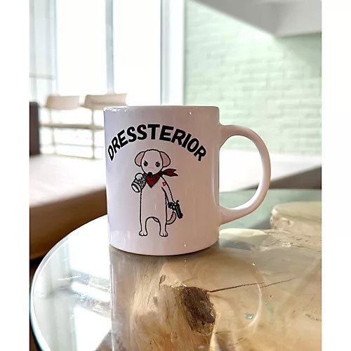 【ドレステリア/DRESSTERIOR】のDRINKER DOG マグカップ 人気、トレンドファッション・服の通販 founy(ファニー) 　おすすめ　Recommend　イラスト　Illustration　キャラクター　Character　ギフト プレゼント　Gift Present　ストレート　Straight　スマート　Smart　ドレス　Dress　プリント　Print　人気　Popularity　定番　Standard　犬　Dog　 other-1|ID: prp329100004140566 ipo3291000000029606036