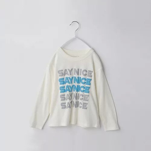 【ザ ショップ ティーケー/THE SHOP TK / KIDS】の【110-130】オーガビッツコットン長袖Tシャツ/洗濯機OK インテリア・キッズ・メンズ・レディースファッション・服の通販 founy(ファニー) 　ファッション　Fashion　キッズファッション　KIDS　おすすめ　Recommend　グラフィック　Graphic　ジャージ　Jersey　スマート　Smart　プリント　Print　ポケット　Pocket　長袖　Long Sleeve　オフホワイト|ID: prp329100004140572 ipo3291000000028405069