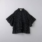 【ユナイテッドアローズ/UNITED ARROWS】のイレギュラー シャーリング ジャカードブラウス 6SL BLACK|ID:prp329100004141381