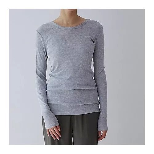 【ドレスハーセルフ/DRESS HERSELF】のカットソー/シルクリブ クルーネック 人気、トレンドファッション・服の通販 founy(ファニー) ファッション Fashion レディースファッション Fashion for Women トップス・カットソー Cut & Sew Tops カットソー・ベーシックTシャツ Cut-and-Sewn Tops / Stretch Tees & Basics なめらか Smooth, Silky Texture カットソー Cut and Sewn Top シルク Silk, 100% Silk シンプル Simple, Minimal エレガント 上品 Elegant other-2|ID: prp329100004142648 ipo3291000000036253706