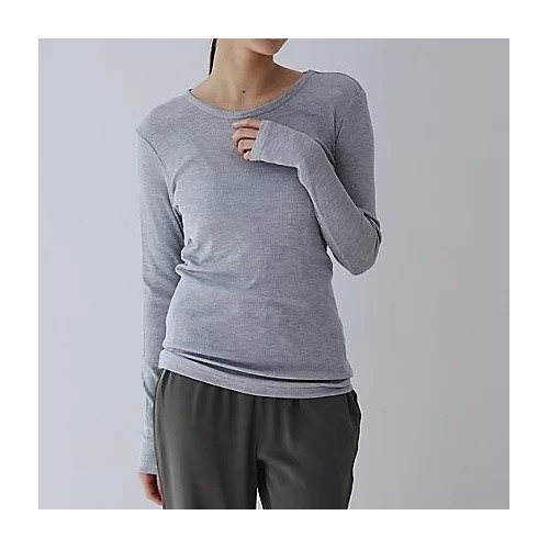 【ドレスハーセルフ/DRESS HERSELF】のカットソー/シルクリブ クルーネック 人気、トレンドファッション・服の通販 founy(ファニー) ファッション Fashion レディースファッション Fashion for Women トップス・カットソー Cut & Sew Tops カットソー・ベーシックTシャツ Cut-and-Sewn Tops / Stretch Tees & Basics なめらか Smooth, Silky Texture カットソー Cut and Sewn Top シルク Silk, 100% Silk シンプル Simple, Minimal エレガント 上品 Elegant other-3|ID: prp329100004142648 ipo3291000000036253707