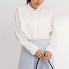 【ノーリーズソフィー/NOLLEY'S sophi】のストレッチサテンケープ風ブラウス 人気、トレンドファッション・服の通販 founy(ファニー) ファッション Fashion レディースファッション WOMEN トップス・カットソー Tops/Tshirt シャツ/ブラウス Shirts/Blouses 2024年 2024 2024-2025秋冬・A/W Aw/Autumn/Winter/Fw/Fall/2024-2025 オケージョン Occasion サテン Satin ジャケット Jacket ストレッチ Stretch ビジネス 仕事 通勤 Business thumbnail オフホワイト|ID: prp329100004142657 ipo3291000000028744217