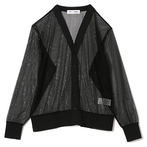 【トーガ トゥ/TOGA TOO】のMesh jersey cardigan インテリア・キッズ・メンズ・レディースファッション・服の通販 founy(ファニー) https://founy.com/ ファッション Fashion レディースファッション WOMEN トップス・カットソー Tops/Tshirt カーディガン Cardigans 2024年 2024 2024-2025秋冬・A/W Aw/Autumn/Winter/Fw/Fall/2024-2025 カーディガン Cardigan メッシュ Mesh モダン Modern 人気 Popularity |ID: prp329100004142665 ipo3291000000028446349