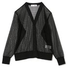 【トーガ トゥ/TOGA TOO】のMesh jersey cardigan BLACK|ID: prp329100004142665 ipo3291000000028446350