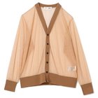 【トーガ トゥ/TOGA TOO】のMesh jersey cardigan BEIGE|ID: prp329100004142665 ipo3291000000028446352