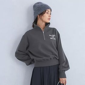 【グリーンレーベル リラクシング / ユナイテッドアローズ/green label relaxing / UNITED ARROWS】 ロゴ ハーフジップ スウェット プルオーバー人気、トレンドファッション・服の通販 founy(ファニー) ファッション Fashion レディースファッション WOMEN トップス・カットソー Tops/Tshirt パーカ Sweats プルオーバー Pullover スウェット Sweat おすすめ Recommend コンパクト Compact ジップ Zip スウェット Sweat スマート Smart トレンド Trend トレーナー Trainer フェミニン Feminine ボトム Bottom ロング Long 冬 Winter 秋 Autumn/Fall |ID:prp329100004142693