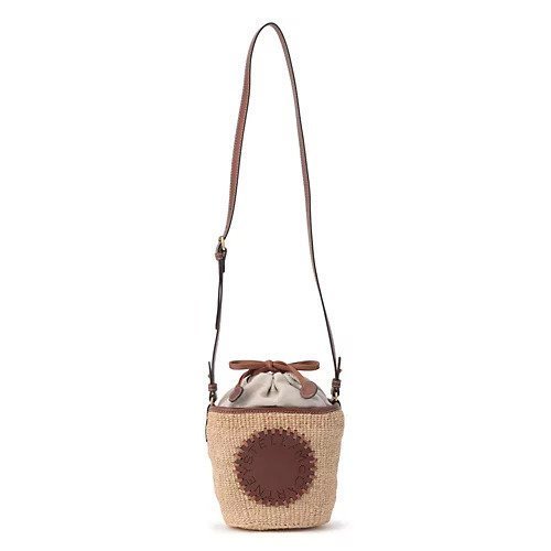 【ステラ マッカートニー/STELLA McCARTNEY】のCrossbody Bag Eco Abaca Basket インテリア・キッズ・メンズ・レディースファッション・服の通販 founy(ファニー) https://founy.com/ ファッション Fashion レディースファッション WOMEN 2024年 2024 2024春夏・S/S Ss,Spring/Summer,2024 サークル Circle ショルダー Shoulder バスケット Basket 巾着 Purse 軽量 Lightweight |ID: prp329100004142751 ipo3291000000028446912