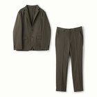 【グリーンレーベルリラクシング/green label relaxing / UNITED ARROWS / MEN】の【WEB限定】JUST fit Wライク セットアップ ジャケット&パンツ -ストレッチ・防シワ- OLIVE|ID: prp329100004142848 ipo3291000000028448060