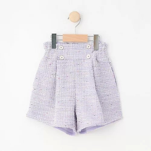 【シューラルー/SHOO LA RUE / KIDS】の【110-140cm】カットツィードショートパンツ インテリア・キッズ・メンズ・レディースファッション・服の通販 founy(ファニー) https://founy.com/ ファッション Fashion キッズファッション KIDS ボトムス Bottoms/Kids A/W・秋冬 Aw・Autumn/Winter・Fw・Fall-Winter おすすめ Recommend スマート Smart ツィード Tweed ポケット Pocket エレガント 上品 Elegant |ID: prp329100004142861 ipo3291000000028448111