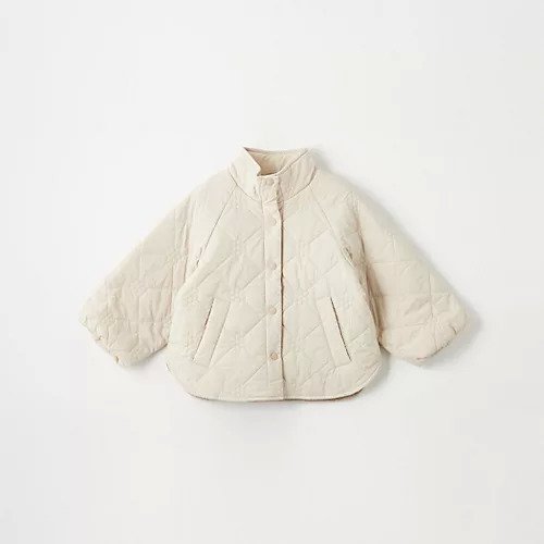 【グリーンレーベルリラクシング/green label relaxing / UNITED ARROWS / KIDS】のフラワーキルト ブルゾン / キッズ 100cm-130cm インテリア・キッズ・メンズ・レディースファッション・服の通販 founy(ファニー) 　ファッション　Fashion　キッズファッション　KIDS　イエロー　Yellow　秋　Autumn/Fall　キルト　Quilt　ギャザー　Gather　スタンド　Stand　デニム　Denim　フラワー　Flower　ブルゾン　Blouson　ボトム　Bottom　モチーフ　Motif　冬　Winter　2024年　2024　エレガント 上品　Elegant　2024-2025秋冬・A/W　Aw/Autumn/Winter/Fw/Fall/2024-2025　NATURAL|ID: prp329100004142863 ipo3291000000028448120