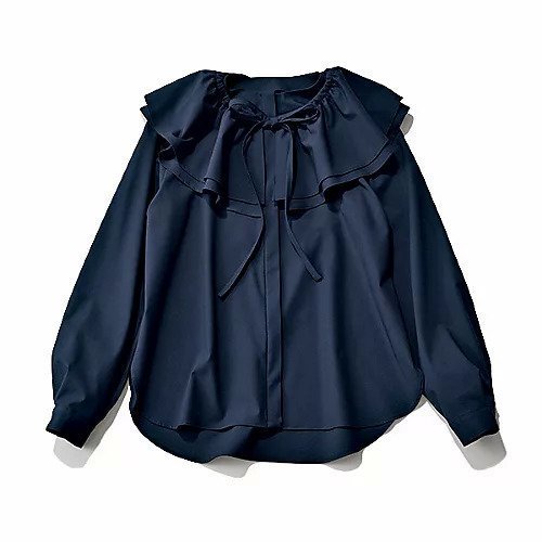 【エムセブンデイズ/M7days】の【コラボ】フリルトップス インテリア・キッズ・メンズ・レディースファッション・服の通販 founy(ファニー) https://founy.com/ ファッション Fashion レディースファッション Fashion for Women トップス・カットソー Cut & Sew Tops コラボ Collaboration, Collab シンプル Simple, Minimal フリル Frill, Ruffle 洗える Machine Washable |ID: prp329100004144220 ipo3291000000034953469