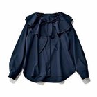 【エムセブンデイズ/M7days】の【コラボ】フリルトップス 人気、トレンドファッション・服の通販 founy(ファニー) ファッション Fashion レディースファッション Fashion for Women トップス・カットソー Cut & Sew Tops コラボ Collaboration, Collab シンプル Simple, Minimal フリル Frill, Ruffle 洗える Machine Washable thumbnail ネイビー|ID: prp329100004144220 ipo3291000000034953470