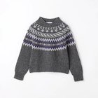 【グリーンレーベル リラクシング / ユナイテッドアローズ/green label relaxing / UNITED ARROWS】の【別注】ノルディック プルオーバー ニット MD.GRAY|ID:prp329100004144224