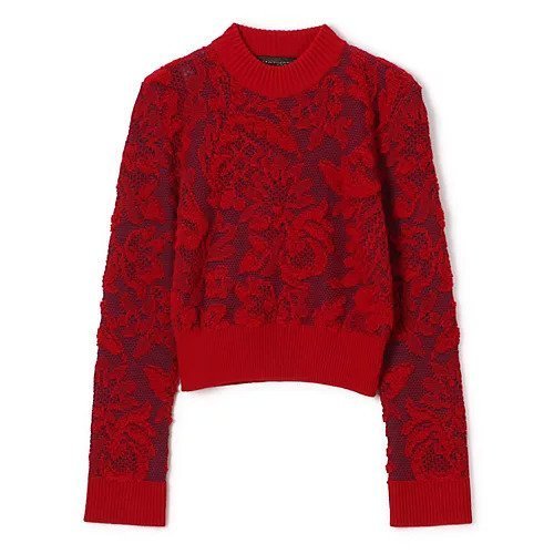 【フォトコピュー/PHOTOCOPIEU】のSQUARE SHOULDER LACE JACQUARD SWEATER インテリア・キッズ・メンズ・レディースファッション・服の通販 founy(ファニー) https://founy.com/ ファッション Fashion レディースファッション WOMEN トップス・カットソー Tops/Tshirt パーカ Sweats スウェット Sweat 2024年 2024 2024-2025秋冬・A/W Aw/Autumn/Winter/Fw/Fall/2024-2025 クラシカル Classical シェイプ Shape ワイド Wide |ID: prp329100004144227 ipo3291000000028464970