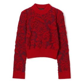 【フォトコピュー/PHOTOCOPIEU】 SQUARE SHOULDER LACE JACQUARD SWEATER人気、トレンドファッション・服の通販 founy(ファニー) ファッション Fashion レディースファッション WOMEN トップス・カットソー Tops/Tshirt パーカ Sweats スウェット Sweat 2024年 2024 2024-2025秋冬・A/W Aw/Autumn/Winter/Fw/Fall/2024-2025 クラシカル Classical シェイプ Shape ワイド Wide |ID:prp329100004144227