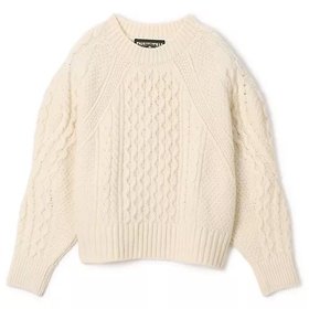 【フォトコピュー/PHOTOCOPIEU】 ARAN DIAMONDE SHAPED SLEEVE SWEATER人気、トレンドファッション・服の通販 founy(ファニー) ファッション Fashion レディースファッション WOMEN トップス・カットソー Tops/Tshirt パーカ Sweats スウェット Sweat 2024年 2024 2024-2025秋冬・A/W Aw/Autumn/Winter/Fw/Fall/2024-2025 シェイプ Shape シンプル Simple スリーブ Sleeve |ID:prp329100004144228