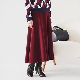 【アンタイトル/UNTITLED】のセミフレアニットスカート 人気、トレンドファッション・服の通販 founy(ファニー) ファッション Fashion レディースファッション WOMEN スカート Skirt スニーカー Sneakers スマート Smart セットアップ Set Up フレア Flare ヘムライン Hemline ポケット Pocket おすすめ Recommend |ID:prp329100004144245