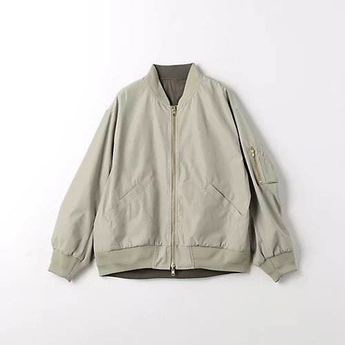 【グリーンレーベル リラクシング / ユナイテッドアローズ/green label relaxing / UNITED ARROWS】の[size SHORTあり]リバーシブル MAー1 ブルゾン -ウォッシャブル・撥水- インテリア・キッズ・メンズ・レディースファッション・服の通販 founy(ファニー) 　ファッション　Fashion　レディースファッション　WOMEN　アウター　Coat Outerwear　ブルゾン　Blouson/Jackets　春　Spring　秋　Autumn/Fall　ギャザー　Gather　サテン　Satin　サロペット　Overalls　ツイル　Twill　ブルゾン　Blouson　ボトム　Bottom　リバーシブル　Reversible　冬　Winter　おすすめ　Recommend　LT.GRAY|ID: prp329100004144401 ipo3291000000028465754