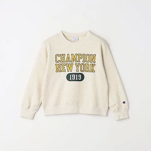 【グリーンレーベルリラクシング/green label relaxing / UNITED ARROWS / KIDS】のTJ CP クルーネック スウェット ロゴ / キッズ 100cm-130cm インテリア・キッズ・メンズ・レディースファッション・服の通販 founy(ファニー) 　ファッション　Fashion　キッズファッション　KIDS　グラフィック　Graphic　スウェット　Sweat　ニューヨーク　New York　人気　Popularity　プリント　Print　A/W・秋冬　Aw・Autumn/Winter・Fw・Fall-Winter　OFF WHITE|ID: prp329100004144586 ipo3291000000028466397