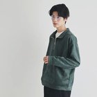 【ザ ショップ ティーケー/THE SHOP TK / MEN】のスウェードライクハーフジッププルオーバー グリーン|ID: prp329100004146035 ipo3291000000028483973