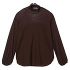 【フローレント/FLORENT】のSHEER HIGH NECK TOPS BROWN|ID:prp329100004149554