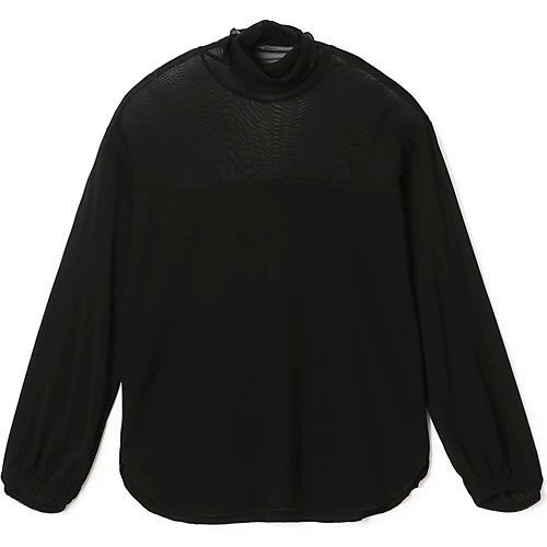 【フローレント/FLORENT】のSHEER HIGH NECK TOPS インテリア・キッズ・メンズ・レディースファッション・服の通販 founy(ファニー) 　ファッション　Fashion　レディースファッション　WOMEN　トップス・カットソー　Tops/Tshirt　シアー　Sheer　ストレッチ　Stretch　ハイネック　High Neck　フィット　Fit　ボックス　Box　ラウンド　Round　ロング　Long　洗える　Washable　BLACK|ID: prp329100004149554 ipo3291000000028537218