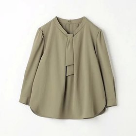 【グリーンレーベル リラクシング / ユナイテッドアローズ/green label relaxing / UNITED ARROWS】 チャーム & ボウタイ 七分袖 ブラウス -マシンウォッシャブル-人気、トレンドファッション・服の通販 founy(ファニー) ファッション Fashion レディースファッション WOMEN トップス・カットソー Tops/Tshirt シャツ/ブラウス Shirts/Blouses インナー Inner 秋 Autumn/Fall カーディガン Cardigan ジャケット Jacket チェーン Chain チャーム Charm ロング Long エレガント 上品 Elegant ビジネス 仕事 通勤 Business |ID:prp329100004150609