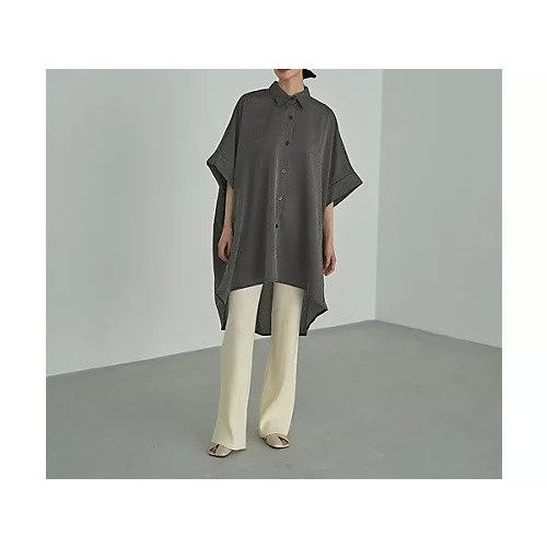 【マージュール/marjour】のSTRIPE OVER SHIRTS 人気、トレンドファッション・服の通販 founy(ファニー) 　ファッション　Fashion　レディースファッション　Fashion for Women　トップス・カットソー　Cut & Sew Tops　シャツ・ブラウス・オフィスカジュアル　Elegant Blouses & Button-Ups　おすすめ　Recommended / Our Picks　インナー　Innerwear　ストライプ　Stripe, Striped Pattern　ストレッチ　Stretch, Stretchy Fabric　スリーブ　Sleeve, Long Sleeve / Short Sleeve　ハーフ　Half, Half-Length　レギンス　Leggings, Stretch Pants　other-2|ID: prp329100004150611 ipo3291000000031287570