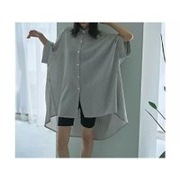 【マージュール/marjour】のSTRIPE OVER SHIRTS 人気、トレンドファッション・服の通販 founy(ファニー) ファッション Fashion レディースファッション Fashion for Women トップス・カットソー Cut & Sew Tops シャツ・ブラウス・オフィスカジュアル Elegant Blouses & Button-Ups おすすめ Recommended / Our Picks インナー Innerwear ストライプ Stripe, Striped Pattern ストレッチ Stretch, Stretchy Fabric スリーブ Sleeve, Long Sleeve / Short Sleeve ハーフ Half, Half-Length レギンス Leggings, Stretch Pants |ID:prp329100004150611