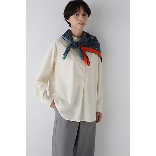 【ヒューマンウーマン/HUMAN WOMAN】のセルロース綿ブロードブラウス 人気、トレンドファッション・服の通販 founy(ファニー) 　ファッション　Fashion　レディースファッション　WOMEN　トップス・カットソー　Tops/Tshirt　シャツ/ブラウス　Shirts/Blouses　おすすめ　Recommend　ブロード　Broad　リラックス　Relax　エレガント 上品　Elegant　 other-1|ID: prp329100004150616 ipo3291000000031508368
